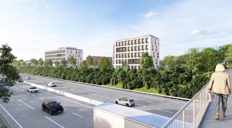 Immeuble de bureaux à vendre ou à louer (Div. à partir de 150 m²) : Photo