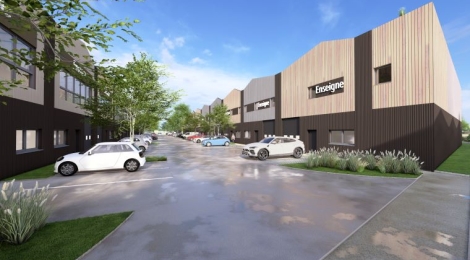 Local d'activité neuf de 250 m² à vendre : Photo