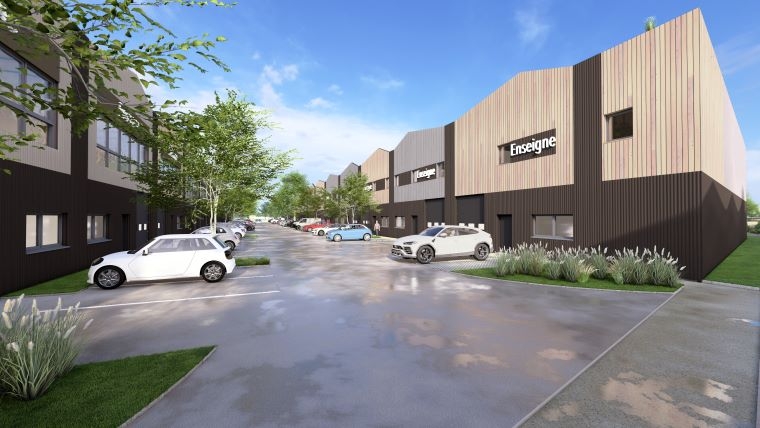 Local d'activité neuf de 250 m² à vendre : Photo 1