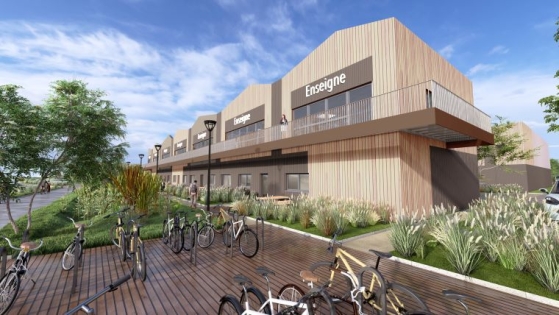 Local d'activité neuf de 283 m², avec espace de bureau, à vendre : Photo 2