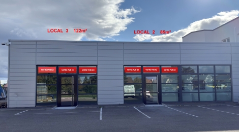 Salle d'Exposition et/ou Bureaux 85m² dans un bâtiment Neuf : Photo